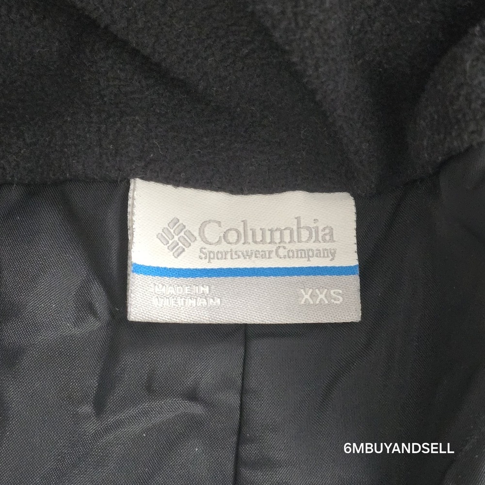 Columbia Outgrown Snowslope III Kids Snow Bib Pants XXS Black Ski - Picture 3 of 11